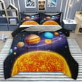 thumbnail image 1 of jejeloiu Outer Space Twin Comforter Sets,Galaxy Planet Bedding Set For Boys Kids Reversible 2pcs, 1 of 8