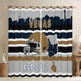 thumbnail image 1 of jejeloiu Philadelphia Slihouette Blackout Curtains,Kids Rugby Helmet Curtains Pack of 2 (38x45 Each),American Football City Window Curtains For Boys Teens,Super Cozy Room Decor, 1 of 6