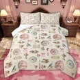 thumbnail image 1 of jejeloiu Pink Bow Tie Twin Comforter Sets,Chic Dessert Cake Bedding Set For Girls Teens Reversible 2-Piece, 1 of 8
