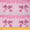 thumbnail image 1 of jejeloiu Pink Bowtie Boknot Fabric by the Yard 3 Yards,Glitter Print Sewing Fabric,Silver Diamond Fabric for Sewing For Girls,Microfiber Bedroom Decor, 1 of 6