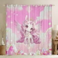 thumbnail image 1 of jejeloiu Pink Cute Unicorn Black Out Curtains,Magic Cartoon Animal Curtains Pack of 2 (42x63 Each),Kawaii Unicorn Bedroom Curtains For Girl Kids,Ultra Soft Home Decor, 1 of 6