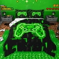 thumbnail image 1 of jejeloiu Pixel Checked Console Full Size Comforter Sets,Abstract Geometric Plaid Bedding Sets For Boys Teens Reversible 3-Piece, 1 of 7