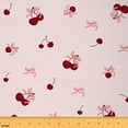 thumbnail image 1 of jejeloiu Princess Bow Tie Fabric by the Yard 5 Yards,Kawaii Berry Fabric for Sewing,Pink Bowtie Home Decor Fabric by the Yard For Child,Breathable Home Decor, 1 of 6
