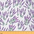 thumbnail image 1 of jejeloiu Purple Lavender Fabric by the Yard 3 Yards, Girls Flower Sewing Fabric, Floral Blossoms Fabric for Sewing, 1 of 6