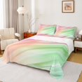 thumbnail image 1 of jejeloiu Rainbow Geometric Print Queen Sheet Sets For Kids,Colorful Aesthetic Art Bed Set For Girls,4 Pieces, 1 of 6