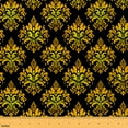 thumbnail image 1 of jejeloiu Retro Gothic Flower Fabric by the Yard 10 Yards,Vintage Damask Print Room Decor Fabric by the Yard,Gold Baroque Floral Sewing Fabric For Men Women,Microfiber Bedroom Decor, 1 of 6