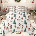 thumbnail image 1 of jejeloiu Retro Nutcracker Soldier Queen Comforter Set,Merry Xmas Gifts Bedding Sets,Green Pchristmas Tree Bedding Comforter Set For Girls Kids,Super Cozy Room Decor Reversible,3pcs, 1 of 8