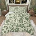 thumbnail image 1 of jejeloiu Retro Rustic Botanical Bedding Comforter Set,Natural Plant Twin Comforter Sets,Green Leaf Flower Bedding Set For Girls Kids,Super Cozy Room Decor Reversible,2pcs, 1 of 8