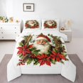 thumbnail image 1 of jejeloiu Retro Santa Claus Bedding Comforter Set,Red Xmas Berry Twin Comforter Sets,Rustic Pine Cone Bedding Set For Child,Ultra Soft Home Decor Reversible,2pcs, 1 of 8