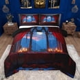 thumbnail image 1 of jejeloiu Romantic Valentine Dating Bedding Comforter Set,Chic Flower Twin Comforter Sets,Red Rose Floral Bedding Set For Adults,Ultra Soft Home Decor Reversible,2-Piece, 1 of 8