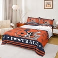 thumbnail image 1 of jejeloiu Rugby Game Sport Bed Sheets,Boys Ball Game King Sheets For Teens 4pcs, 1 of 7