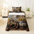 thumbnail image 1 of jejeloiu Rustic Cowboy Style Twin Sheet Sets Kids,Cute Floral Sunflower Bedding For Men,3-Piece, 1 of 6