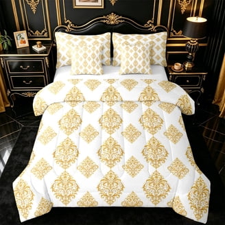 Damask Bedding Sets in Black Blue Red and More Home Comforts