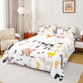 thumbnail image 1 of jejeloiu Rustic Farmhouse Animal Twin Sheet Sets,Pig Cow Rabbit Twin Fitted Sheet,Cartoon Farm Nursery Flat Sheet For Child,Breathable Home Decor,3pcs, 1 of 7