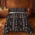 thumbnail image 1 of jejeloiu Rustic Farmhouse Hunting Queen Comforter Set Kids,Vintage Aztec Geometric Bedding Comforter Set For Men,Reversible,3-Piece, 1 of 8
