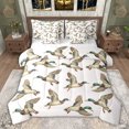 thumbnail image 1 of jejeloiu Rustic Mallard 7-Piece Twin Bedding Sets,Flying Duck Bedding Comforter Set For Girls Boys Reversible, 1 of 8