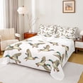 thumbnail image 1 of jejeloiu Rustic Mallard Twin Sheet Sets,Flying Duck Bedding For Girls Boys 3 Pieces, 1 of 7