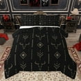 thumbnail image 1 of jejeloiu Rustic Western Cowboy Queen Comforter Set,Farmhouse Bull Skull Bedding Sets,Brown Aztec Rhombus Bedding Comforter Set For Adults,Super Cozy Room Decor Reversible,3-Piece, 1 of 7