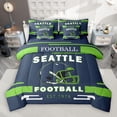 thumbnail image 1 of jejeloiu Seattle 7-Piece Twin Bedding Sets,Deepblue Rugby Helemt Bedding Comforter Set,American Football Sport Sheet Sets For Kids Teens,Microfiber Bedroom Decor Reversible, 1 of 8