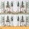 thumbnail image 1 of jejeloiu Sika Deer Bear Fabric by the Yard 1 Yard,Woodland Animal Fox Home Decor Fabric by the Yard,Tropical Plant Pine Sewing Fabric For Child,Luxury Bedroom Decor, 1 of 6