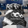 thumbnail image 1 of jejeloiu Soccer Game 7 Pieces Bedding Comforter Set,Football Sport Gaming Full Bedding Set For Boys Kids Reversible, 1 of 8