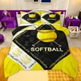 thumbnail image 1 of jejeloiu Softball Game Gaming Full Size Comforter Sets,Ball Sport Theme Bedding Sets For Boys Teens Reversible 3pcs, 1 of 8