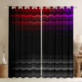 thumbnail image 1 of jejeloiu Stripes Lines Geometric Black Out Curtains,Modern Abstract Art Curtains Pack of 2 (42x63 Each),Neon Colorful Bedroom Curtains For Adults,Ultra Soft Home Decor, 1 of 6