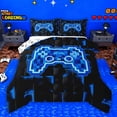 thumbnail image 1 of jejeloiu Teens Video Game Full Size Comforter Sets,Pixel Console Gamepad Bedding Sets For Teens Reversible 3 Pieces, 1 of 7