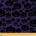 thumbnail image 1 of jejeloiu Trick Or Treat Fabric by the Yard 1 Yard,Purple Black Pumpkin Home Decor Fabric by the Yard,Happy Halloween Sewing Fabric For Boys,Breathable Bedroom Decoration, 1 of 6