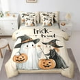 thumbnail image 1 of jejeloiu Trick Or Treat Twin Bedding Sets 7-Piece,Lovely Witch Ghost Bedding Comforter Set,Happy Halloween Pumpkin Sheet Sets For Child,Breathable Home Decor Reversible, 1 of 8