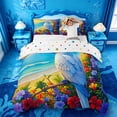 thumbnail image 1 of jejeloiu Tropical Parrot Bedding,Floral Beach Print Duvet Cover Full For Boys,Multicolor,Polkadot Reversible,3-Piece,1 Duvet Cover and 2 Pillowcases, 1 of 6