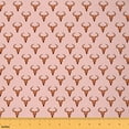thumbnail image 1 of jejeloiu Vinatge Cow Skull Fabric by the Yard 5 Yards,Farm Bull Skull Fabric for Sewing,Orange Pink Home Decor Fabric by the Yard For Adults,Super Cozy Room Decor, 1 of 6
