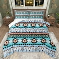 thumbnail image 1 of jejeloiu Vintage Aztec Geometric Bedding Comforter Set,Rustic Bull Skull Twin Comforter Sets,Ancient Dreamcatcher Bedding Set For Adult,Breathable Home Decor Reversible,2 Pieces, 1 of 8
