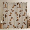 thumbnail image 1 of jejeloiu Vintage Cowboy Boots Black Out Curtains,Rustic Western Hat Curtains Pack of 2 (42x63 Each),Kawaii Daisy Flower Bedroom Curtains For Boys,Microfiber Bedroom Decor, 1 of 6