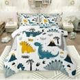 thumbnail image 1 of jejeloiu Vintage Dinosaur Bedding Comforter Set,Happy Camping Twin Comforter Sets,Colorful Dino Bedding Set For Boys Kids,Microfiber Bedroom Decor Reversible,2 Pieces, 1 of 8