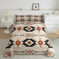 thumbnail image 1 of jejeloiu Western Boho Bohemain Full Size Comforter Sets,Beige Aztec Geometric Bedding Comforter Set,Rustic Farmhouse Cabin Bedding Sets For Adults,Luxury Bedroom Decor Reversible,3 Pieces, 1 of 8