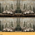 thumbnail image 1 of jejeloiu Wild Animal Wolf Fabric by the Yard 5 Yards,Tropical Plant Pine Fabric for Sewing,Rustic Old Wooden Home Decor Fabric by the Yard For Adult,Breathable Home Decor, 1 of 6