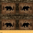 thumbnail image 1 of jejeloiu Wild Bear Fabric by the Yard 2 Yards,Geometric Geometric Checkered Room Decor Fabric by the Yard,Country Farmhouse Lodge Fabric for Sewing For Child,Luxury Bedroom Decor, 1 of 6