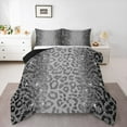 thumbnail image 1 of jejeloiu Wild Cheetah Pattern Bedding Comforter Set,Gray Sequin Print Twin Comforter Sets,Jungle Animal Bedding Set For Boys Girls,Super Cozy Room Decor Reversible,2pcs, 1 of 8