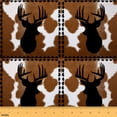 thumbnail image 1 of jejeloiu Wild Deer Silhouette Fabric (10 Yards),Cow Hide Print,Sewing Adults Microfiber Decor, 1 of 1