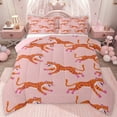 thumbnail image 1 of jejeloiu Wild Leopard Cheetah Twin Comforter Sets,Animals Lover Bedding Set For Girls Women Reversible 2 Pieces, 1 of 8
