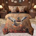 thumbnail image 1 of jejeloiu Wild Mallard Duck 7 Pieces Bedding Comforter Set,Hunting And Fishing Full Bedding Set,Wildlife Duck Fitted Sheet Flat Sheet For Men Women,Luxury Bedroom Decor Reversible, 1 of 8