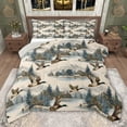 thumbnail image 1 of jejeloiu Wild Mallard Duck Twin Comforter Sets,Nature Scenery Bedding Set For Boys Kids Reversible 2-Piece, 1 of 8