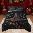 thumbnail image 1 of jejeloiu Witch'S Hat Bedding Comforter Set,Boho Exotic Style Twin Comforter Sets,3D Colorful Diamond Bedding Set For Girls Teens,Microfiber Bedroom Decor Reversible,2 Pieces, 1 of 8