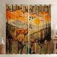 thumbnail image 1 of jejeloiu Woodland Animal Deer Blackout Curtains Set of 2 (52x84 Each),Rustic Farmhouse Cabin Window Curtains,Vintage Aesthetic Artwork Curtains and Drapes For Boys Teens,Luxury Bedroom Decor, 1 of 6