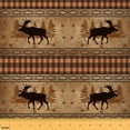 thumbnail image 1 of jejeloiu Woodland Animal Deer Fabric by the Yard 5 Yards,Natural Plant Pine Fabric for Sewing,Retro Boho Geometric Home Decor Fabric by the Yard For Men Women,Microfiber Bedroom Decor, 1 of 6