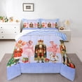 thumbnail image 1 of jejeloiu Xmas Nutcracker Soldier Queen Comforter Set,Ballet Dance Girl Bedding Sets,Happy New Year Bedding Comforter Set For Girls,,Microfiber Bedroom Decor Reversible,3-Piece, 1 of 8