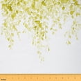 thumbnail image 1 of jejeloiu Yellow Leaves Fabric by the Yard 2 Yards, Botanical Theme Room Decor Fabric by the Yard, Branches Plant Sewing Fabric, Girls Garden Room Decor, 1 of 6