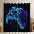 thumbnail image 1 of jejeloiuoil Painting Gamepad Curtains Pack of 2 (42x84 Each),Modern Video Game Curtains Blackout,Gaming Gamer Bedroom Curtains For Girl Kids,Super Cozy Bedroom Decor, 1 of 6