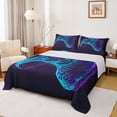 thumbnail image 1 of jejeloiuoil Painting Gamepad Queen Sheet Sets,Modern Video Game Flat Sheet,Gaming Gamer Queen Fitted Sheet For Girl Kids,Super Cozy Bedroom Decor,4pcs, 1 of 7